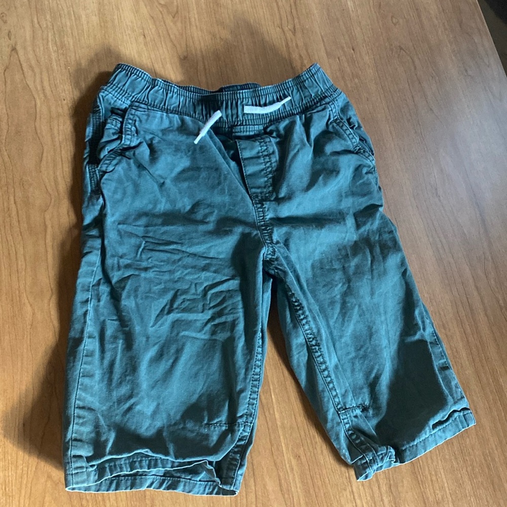 Army green shorts